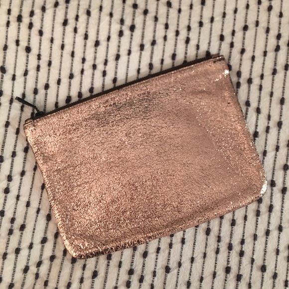 Marc Jacobs Rose Gold Zipper Clutch - Picture 2 of 5